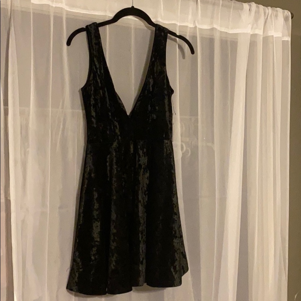 Black cocktail dress